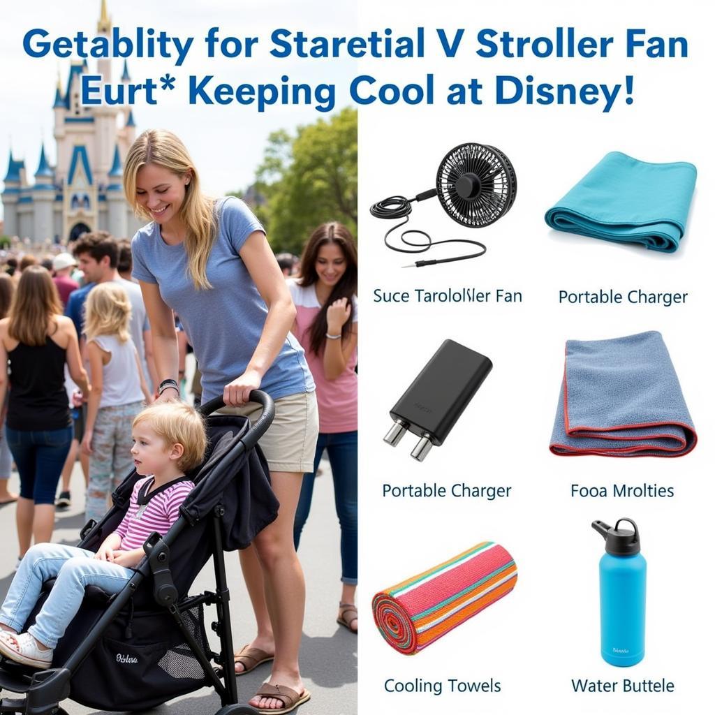 Tips for Using a Stroller Fan at Disney