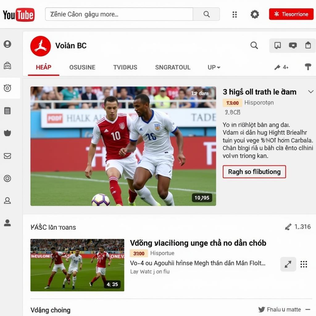 Vietnamese Football Troll YouTube Channel with 3 Million Subscribers