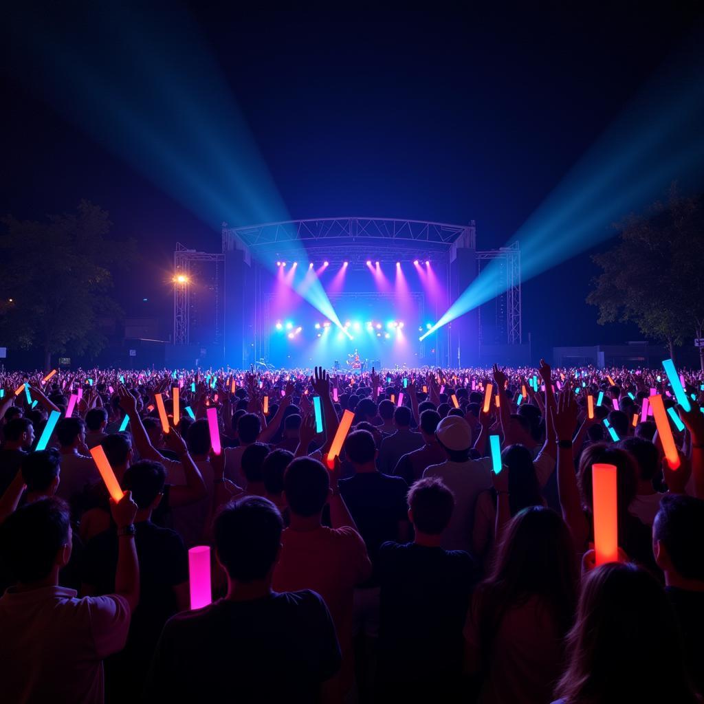 Vietnamese Music Concert Crowd