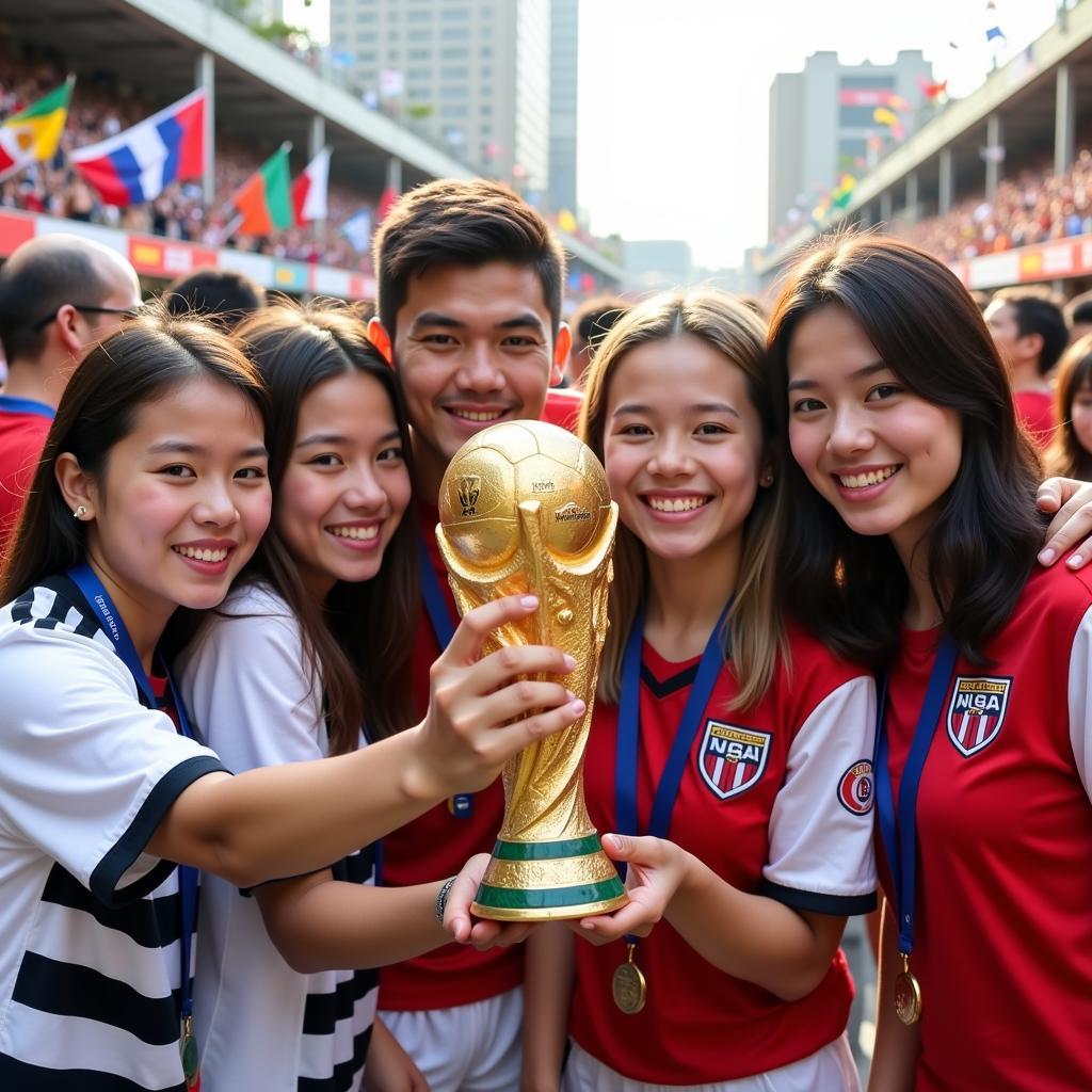 Fans Creating Memories at the World Cup