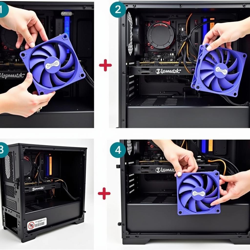 Installing a Xigmatek Premium Fan in a PC Case