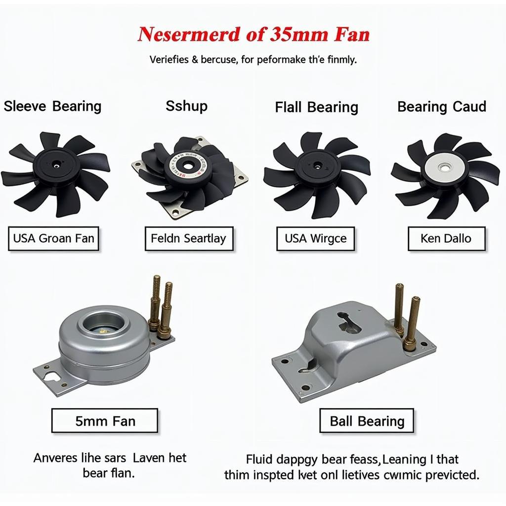 Types of 35mm Fans