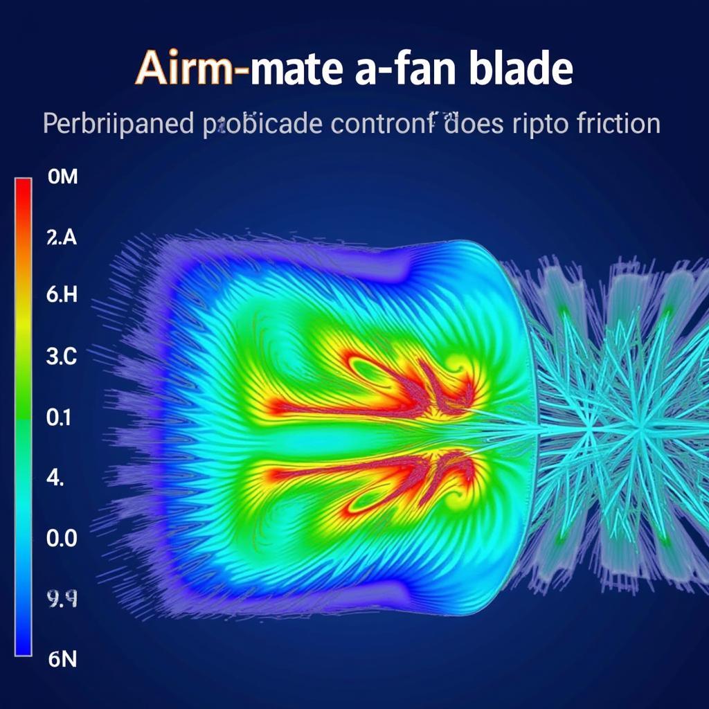 400mm Fan Blade Airflow Visualization