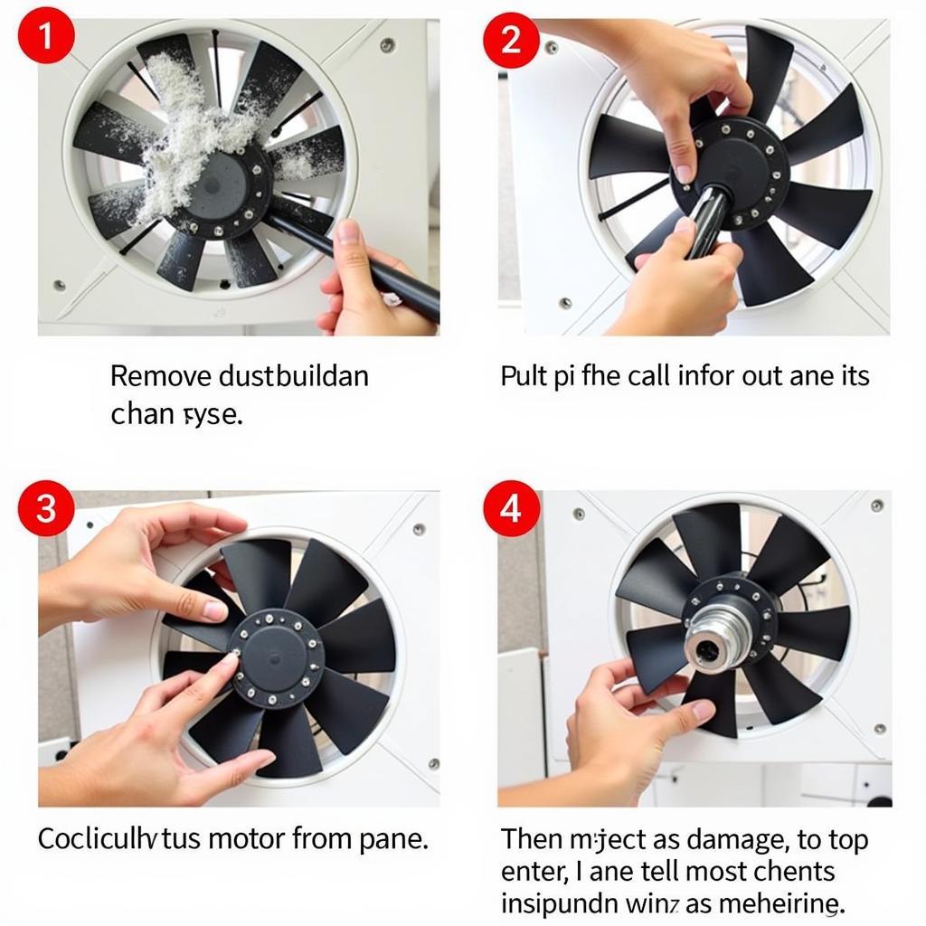 AC Axial Fan Maintenance Steps