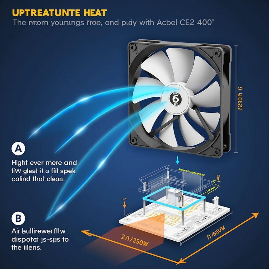 Acbel CE2 400 Fan Airflow Diagram