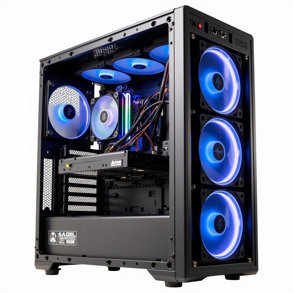 Acbel HK-400 Fan Installed in a PC Case