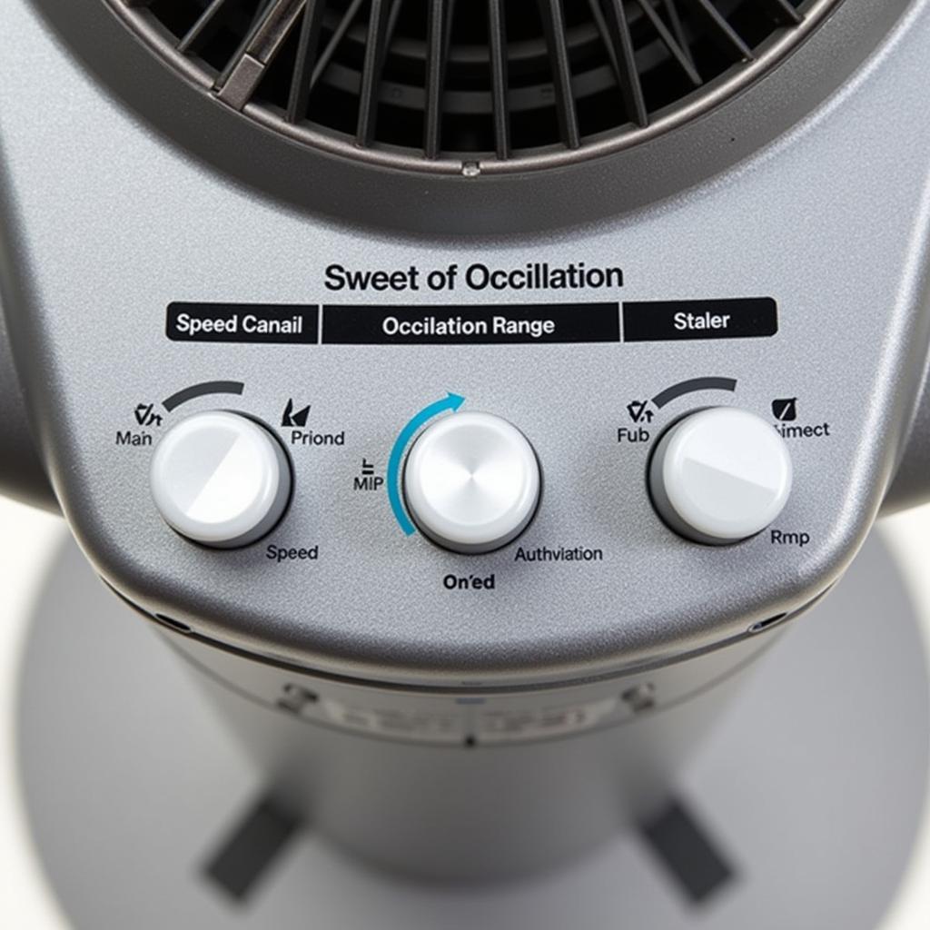 Adjustable Settings on a High Velocity Pedestal Fan