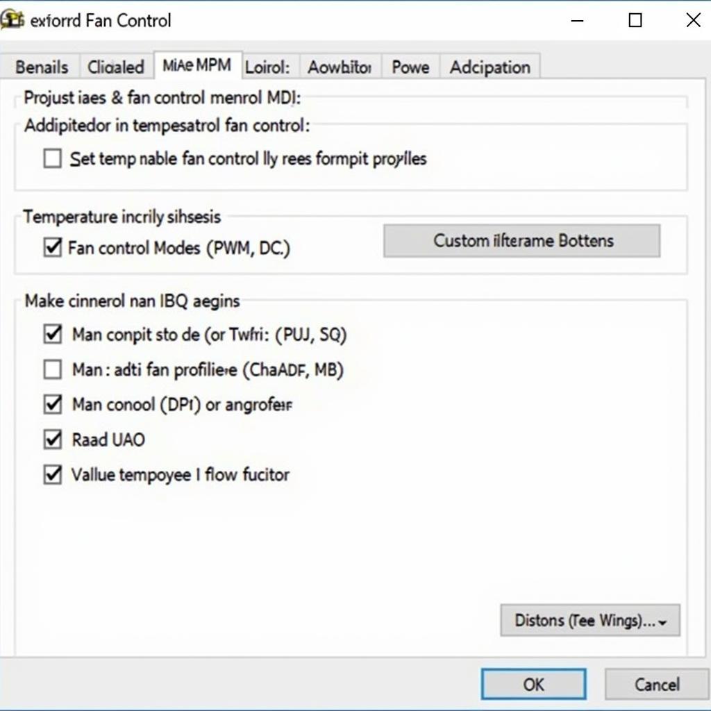 Advanced BIOS Fan Control Options