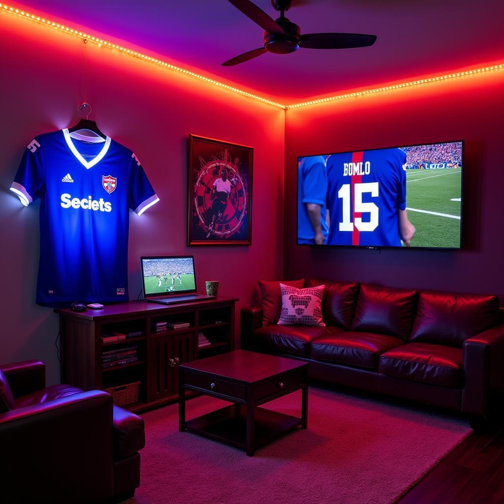 Affordable Fan Case LED Lights for a Football Fan Setup