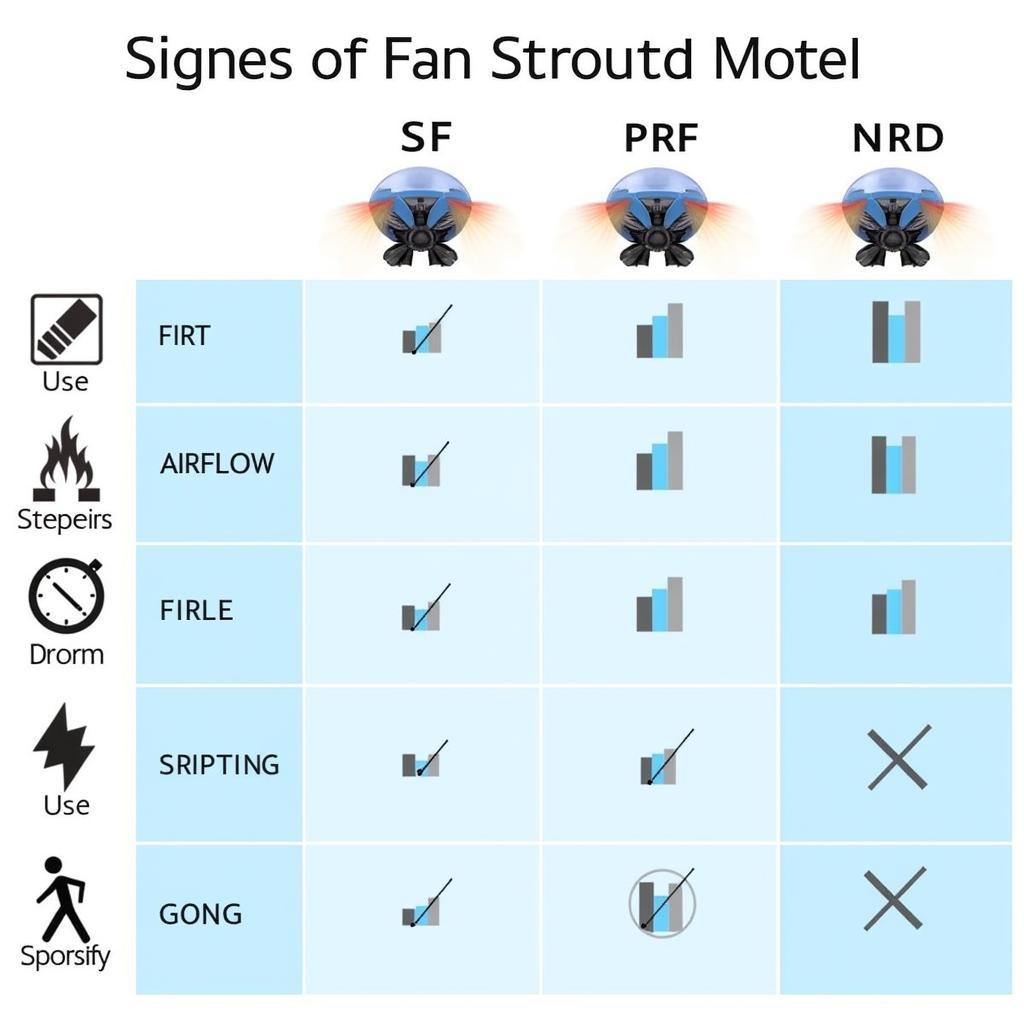 Air Conditioner Fan Speed Comparison Chart