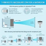 Calculating CFM for Bathroom