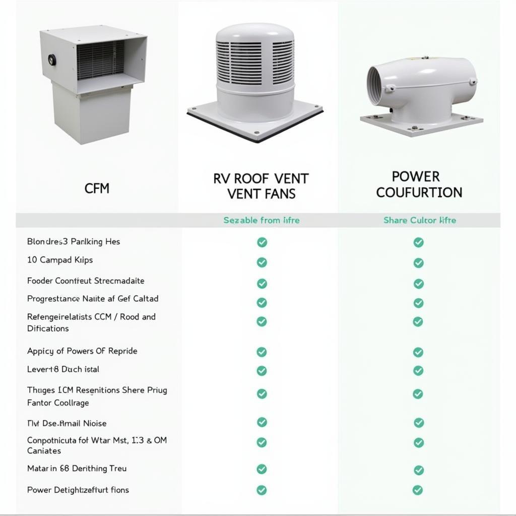 Comparison of Top RV Roof Vent Fans