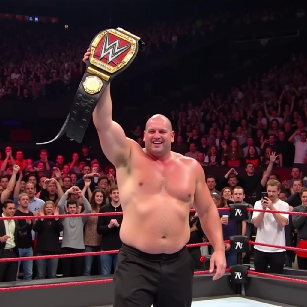 Big Show Winning the WWE Championship