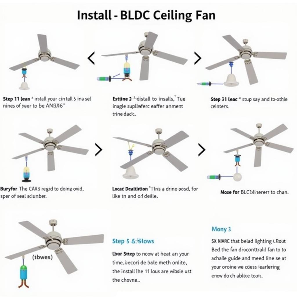 BLDC Ceiling Fan Installation