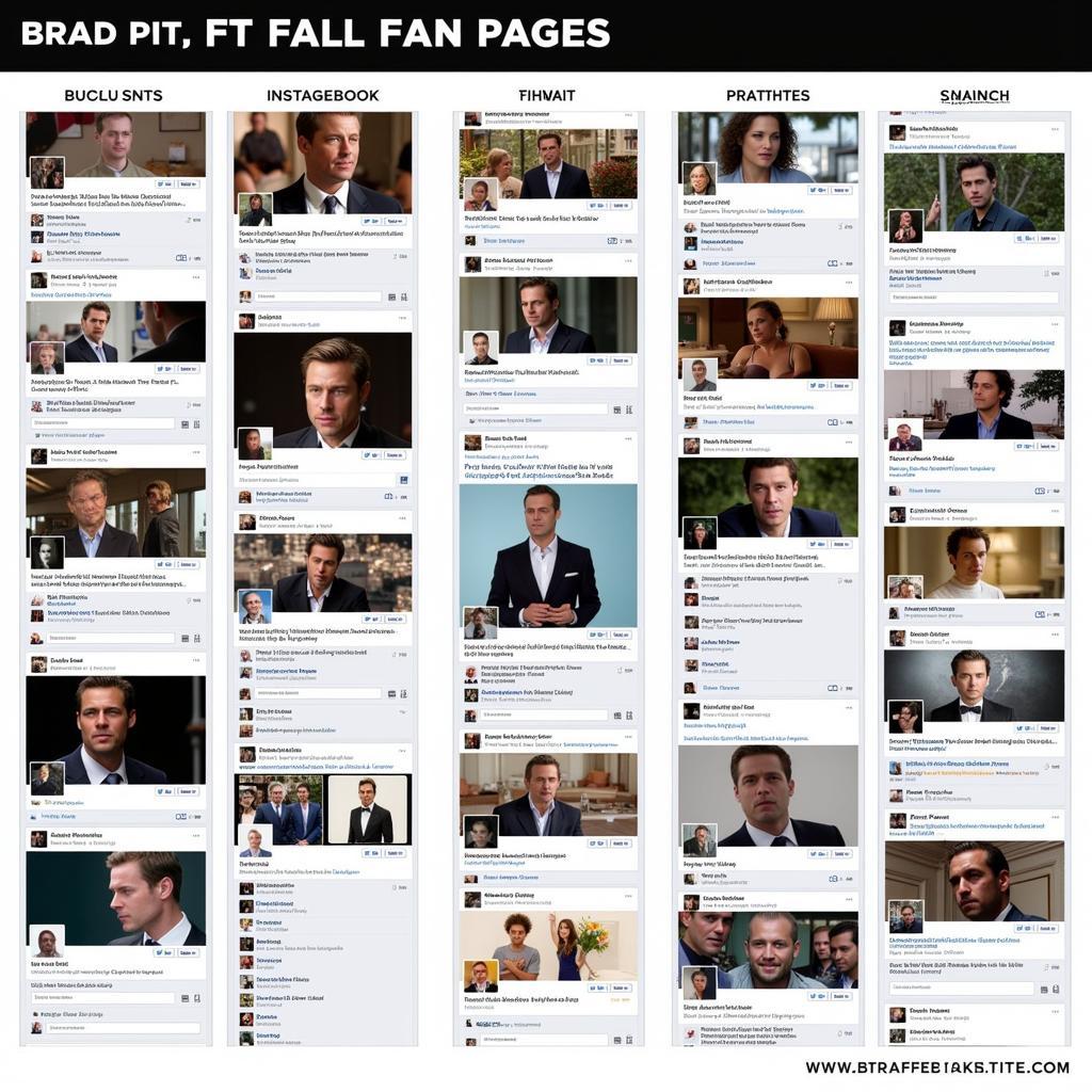 Brad Pitt Fan Page Community Online