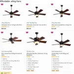 Budget-Friendly Ceiling Fans Available Online