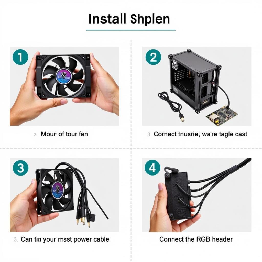 Installing Case LED Fans in a PC Case