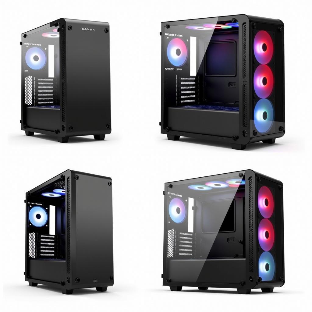 Case Sama The Ark 5 Fan RGB Overview