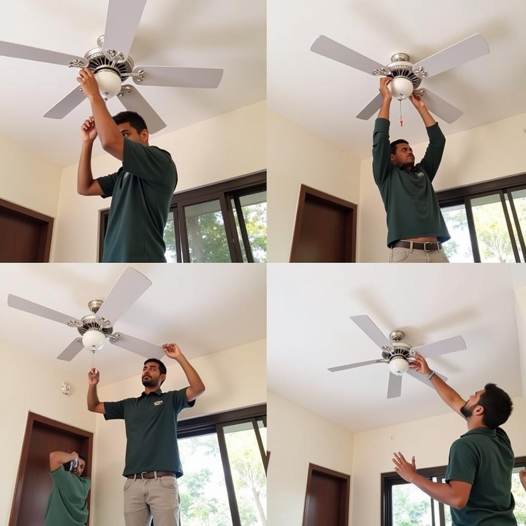 Ceiling Fan Installation Process in India