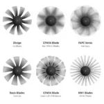 CFM56 Fan Blade Types