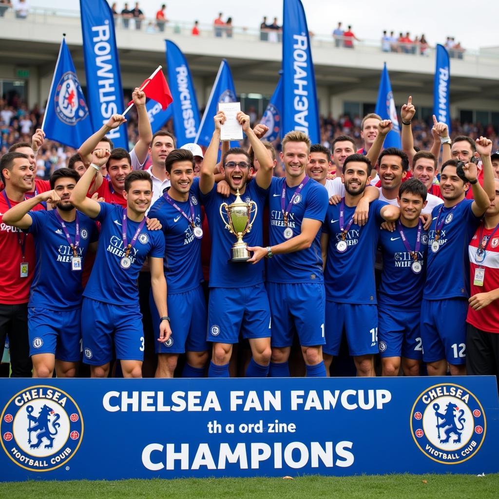 Chelsea Fan Cup Vietnam Trophy Ceremony