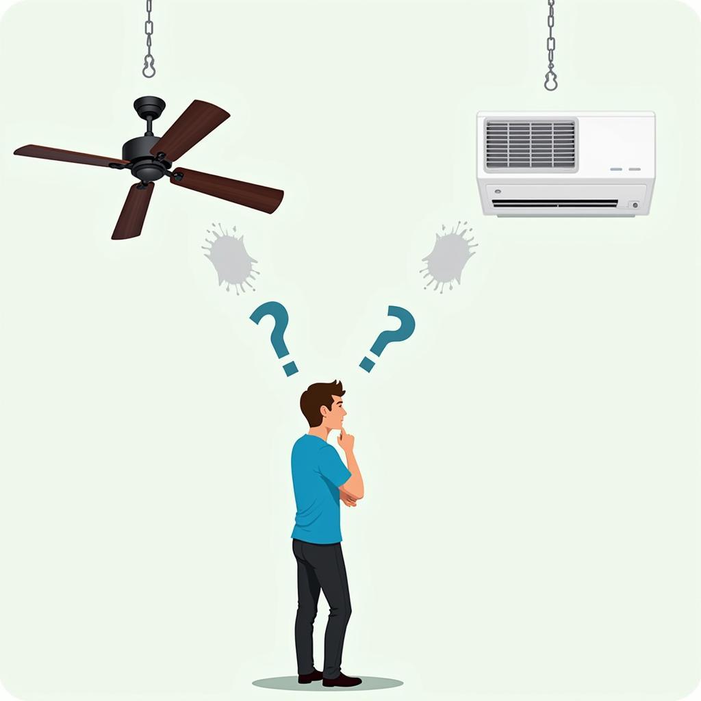 Choosing Between Ceiling Fan and AC