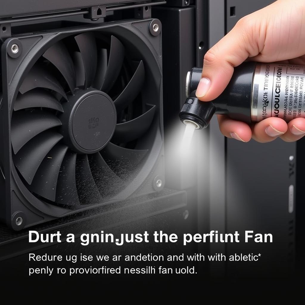 Cleaning Dust from Fan 1A