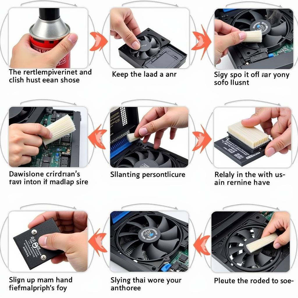 Cleaning a Computer Fan