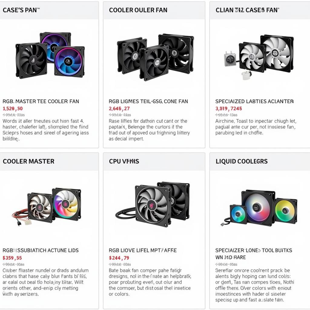 Different Types of Cooler Master Fans