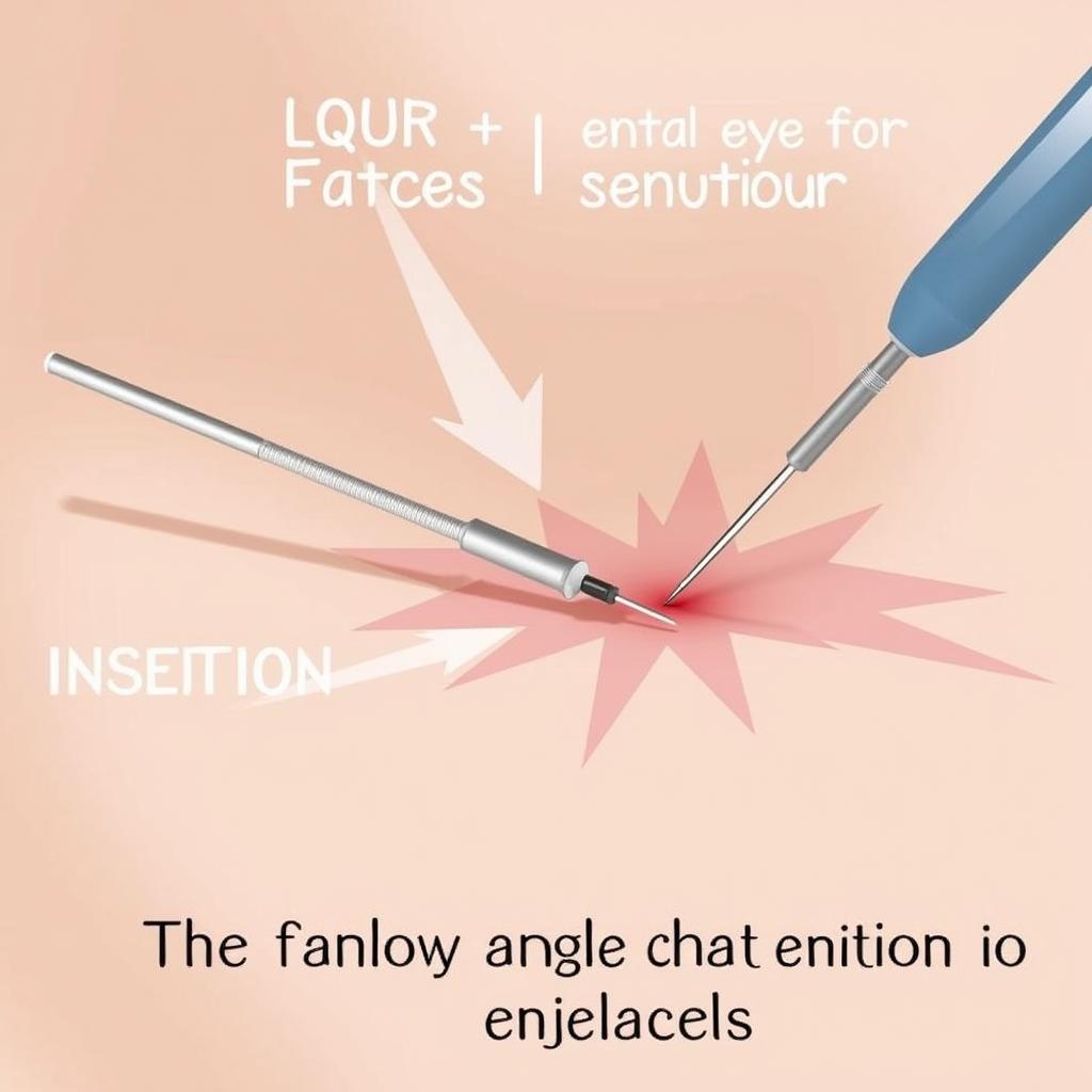 Correct Needle Angle for Fanning