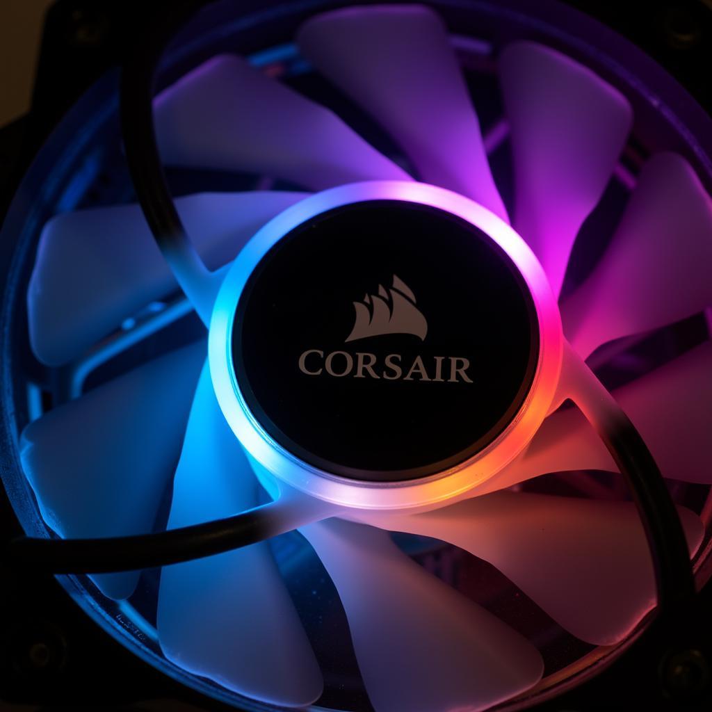 Corsair LL120 RGB Fan Close Up