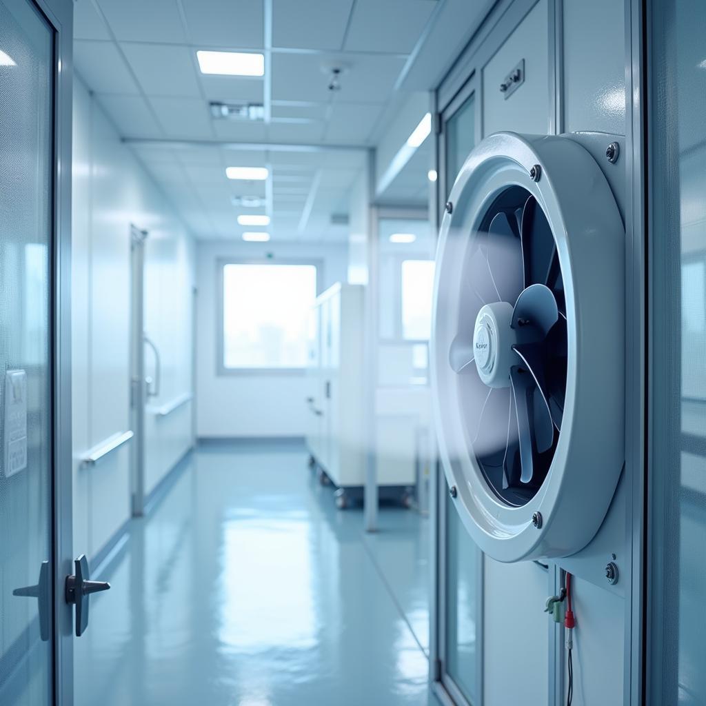 CQ42 Clean Fan Operating in a Cleanroom Environment