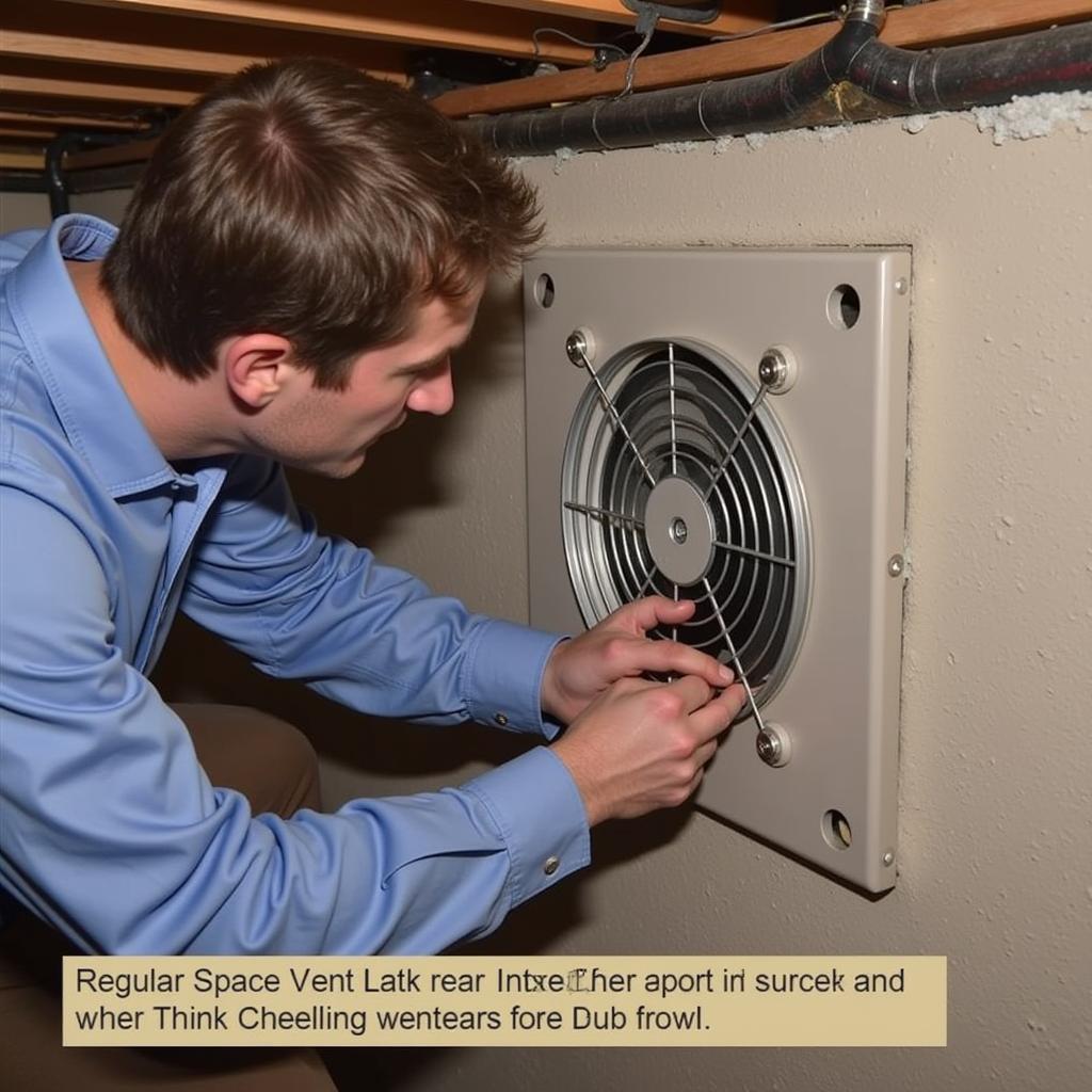 Crawl Space Vent Fan Service Inspection