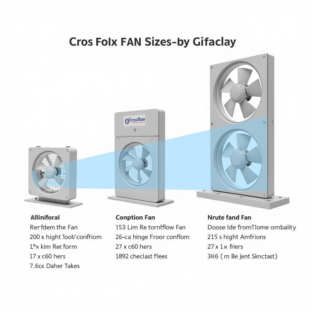 Comparing Different Crossflow Fan Sizes