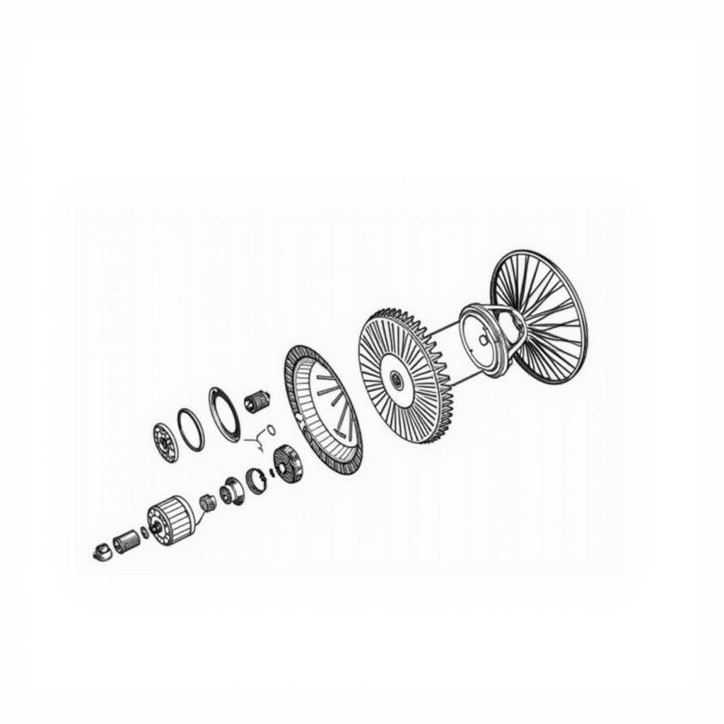 DC Blower Fan 24V Internal Components