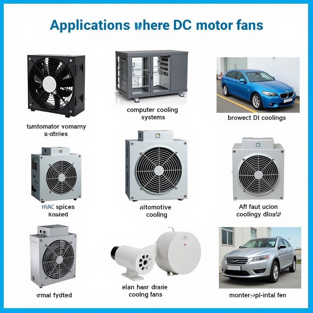 Various Applications of DC Motor Fans