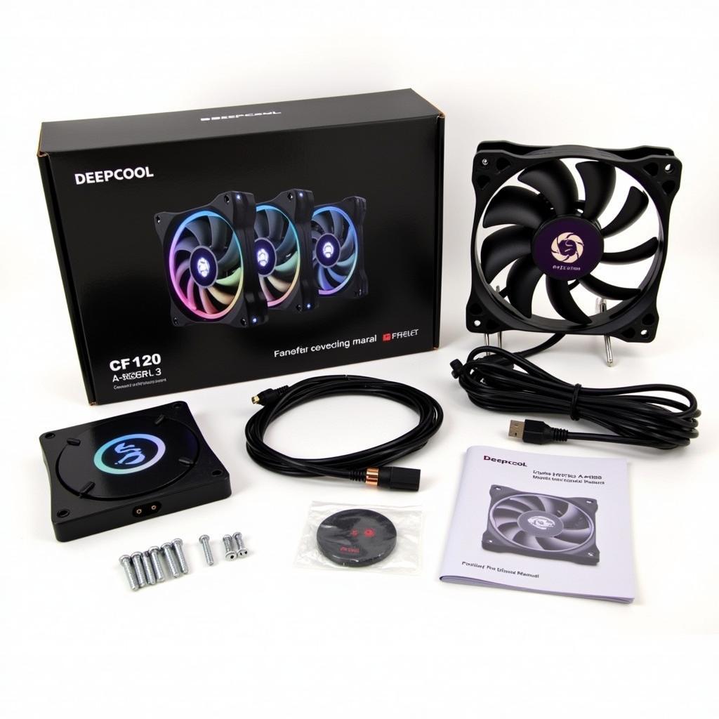 Deepcool CF120 A-RGB 3 Fan Unboxing