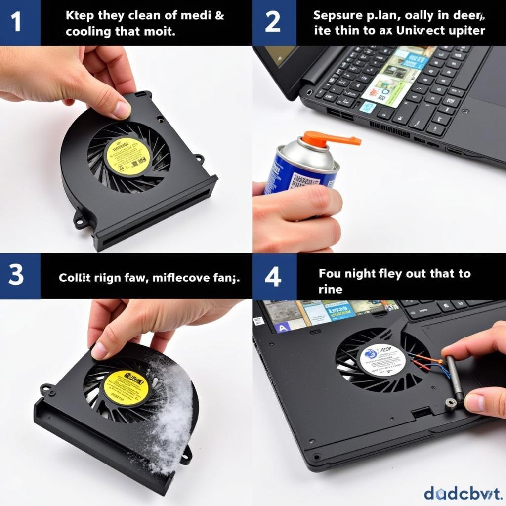 Cleaning a Dell Laptop Fan