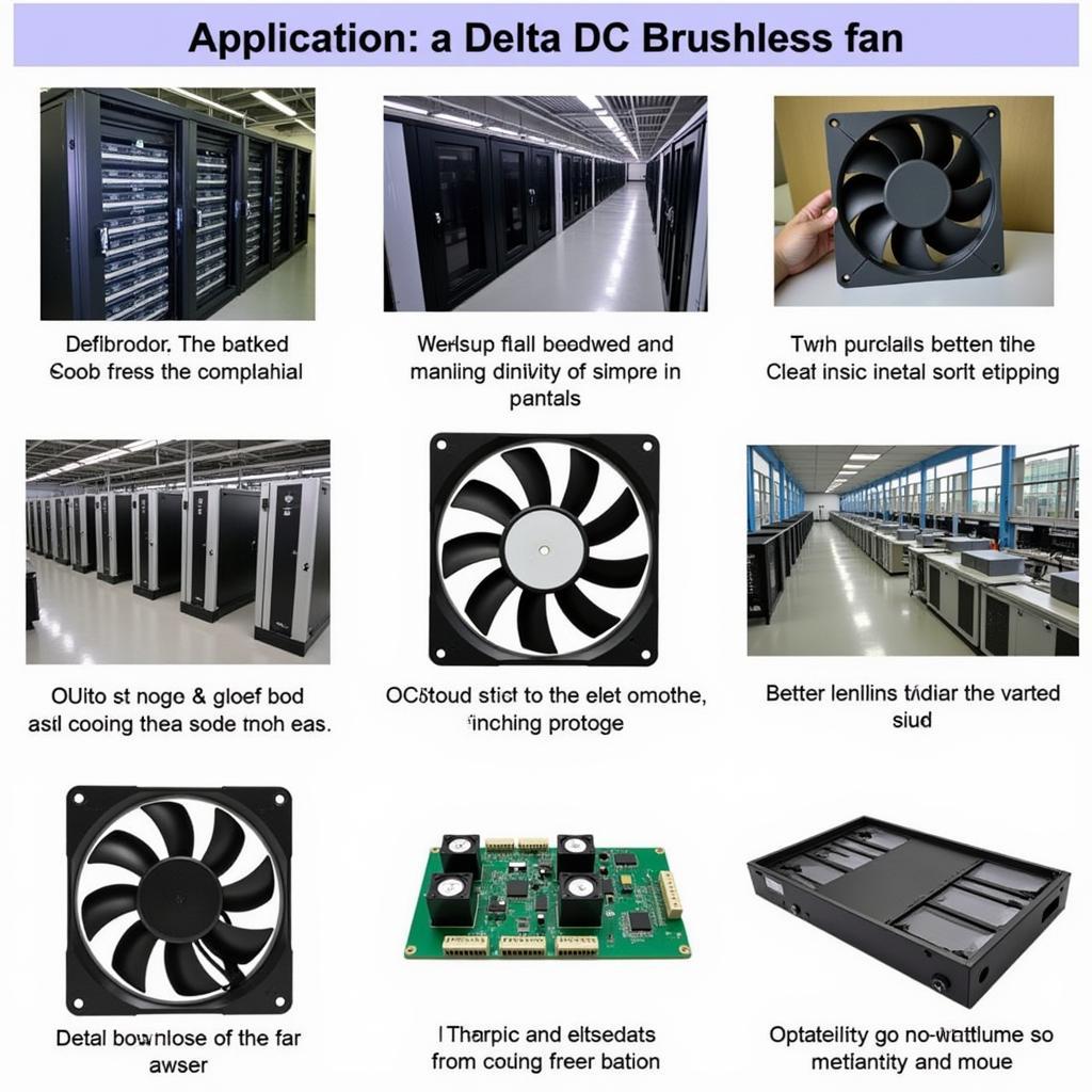 Delta DC Brushless Fan Applications