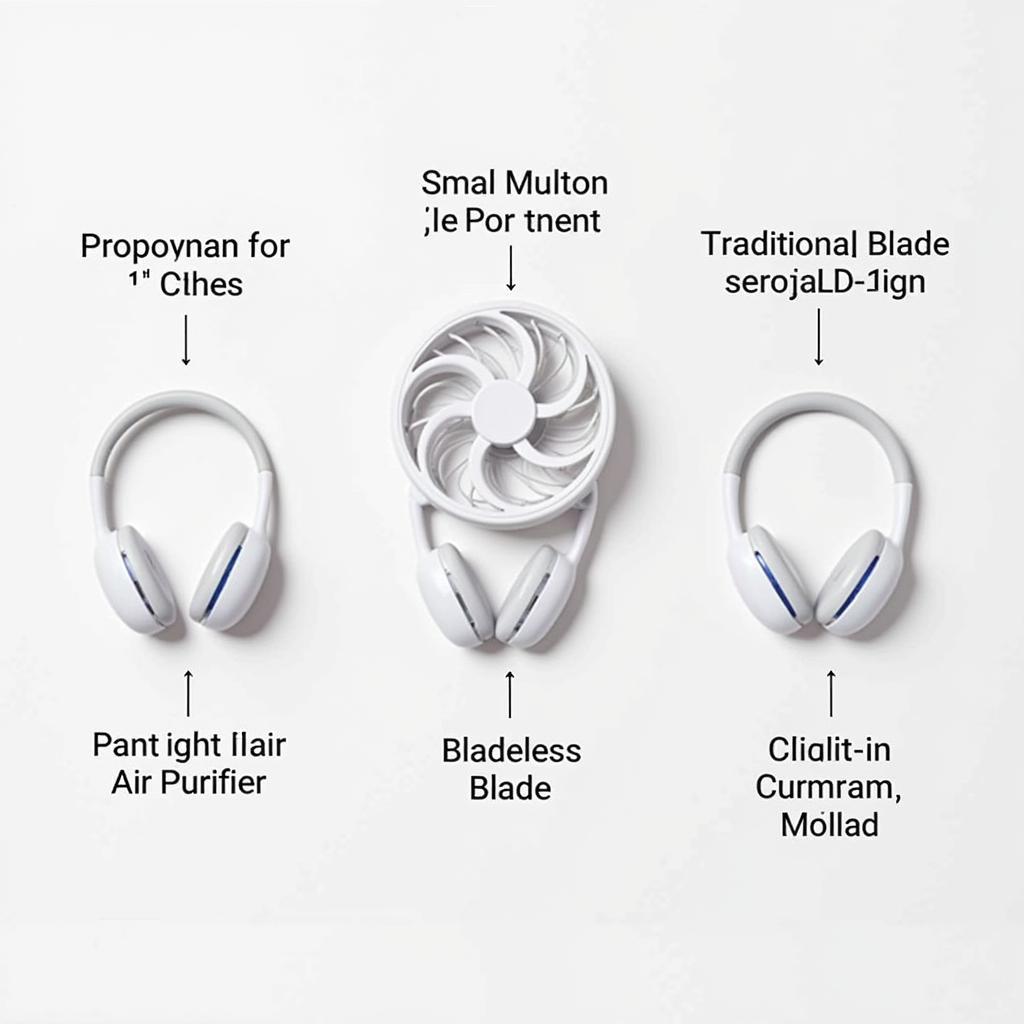 Different Neck Fan Designs Comparison