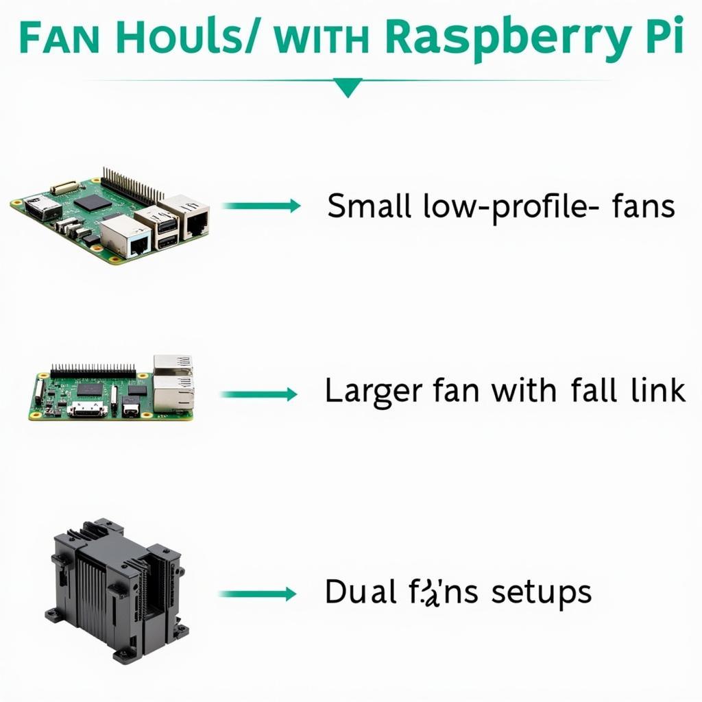 Different Raspberry Pi Fan Types