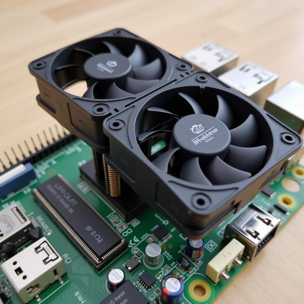 Double Fan Cooling Setup for Raspberry Pi 4