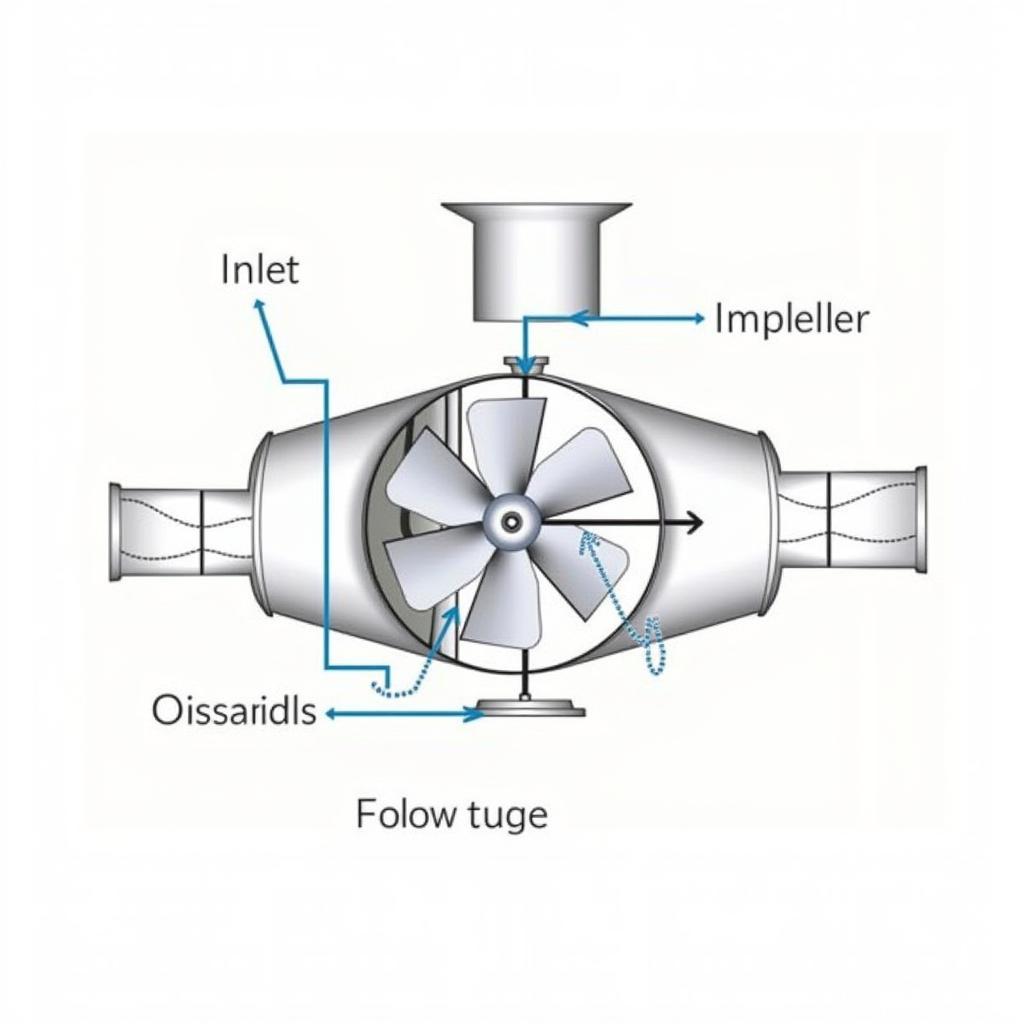 Diagram of a Double Inlet Centrifugal Fan