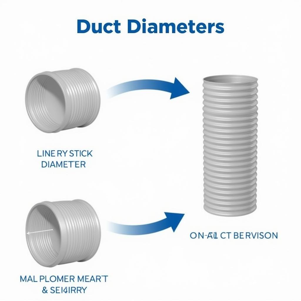 Duct Diameter and Shape Comparison