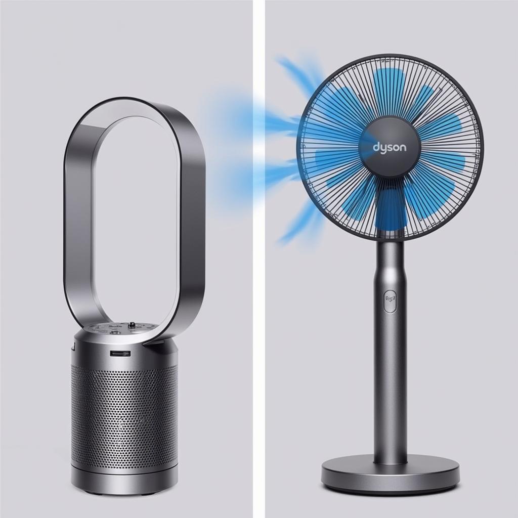 Dyson AM07 Compared to a Traditional Fan