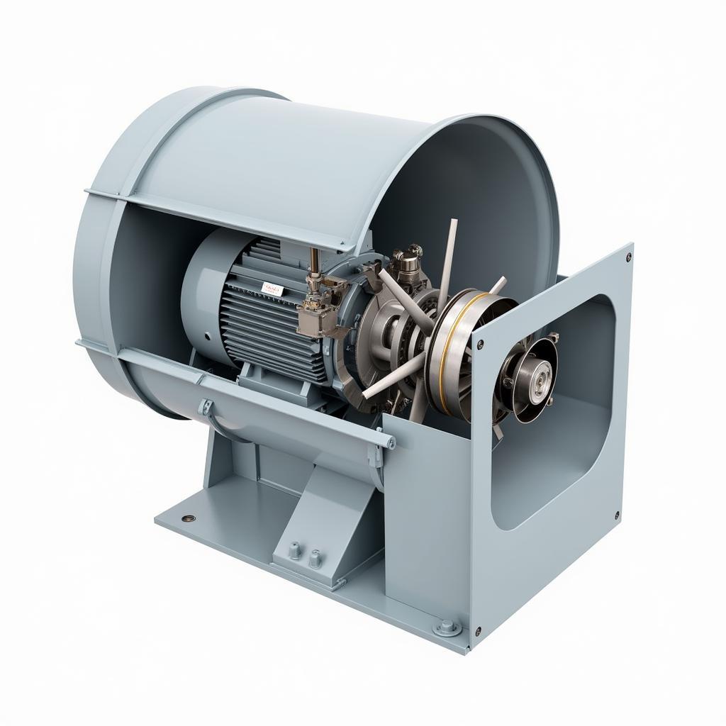 ebmpapst Radical AC Centrifugal Fan R1G190 Internal Components