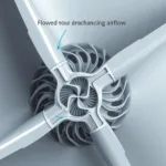 Electric Fan Xwind Design: A Close-Up View