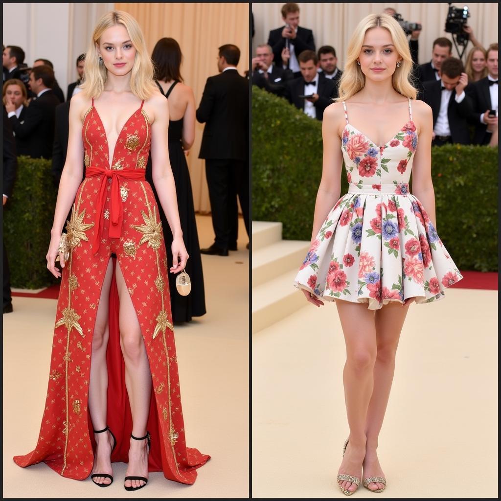 Elle Fanning's show-stopping ensemble at the Met Gala