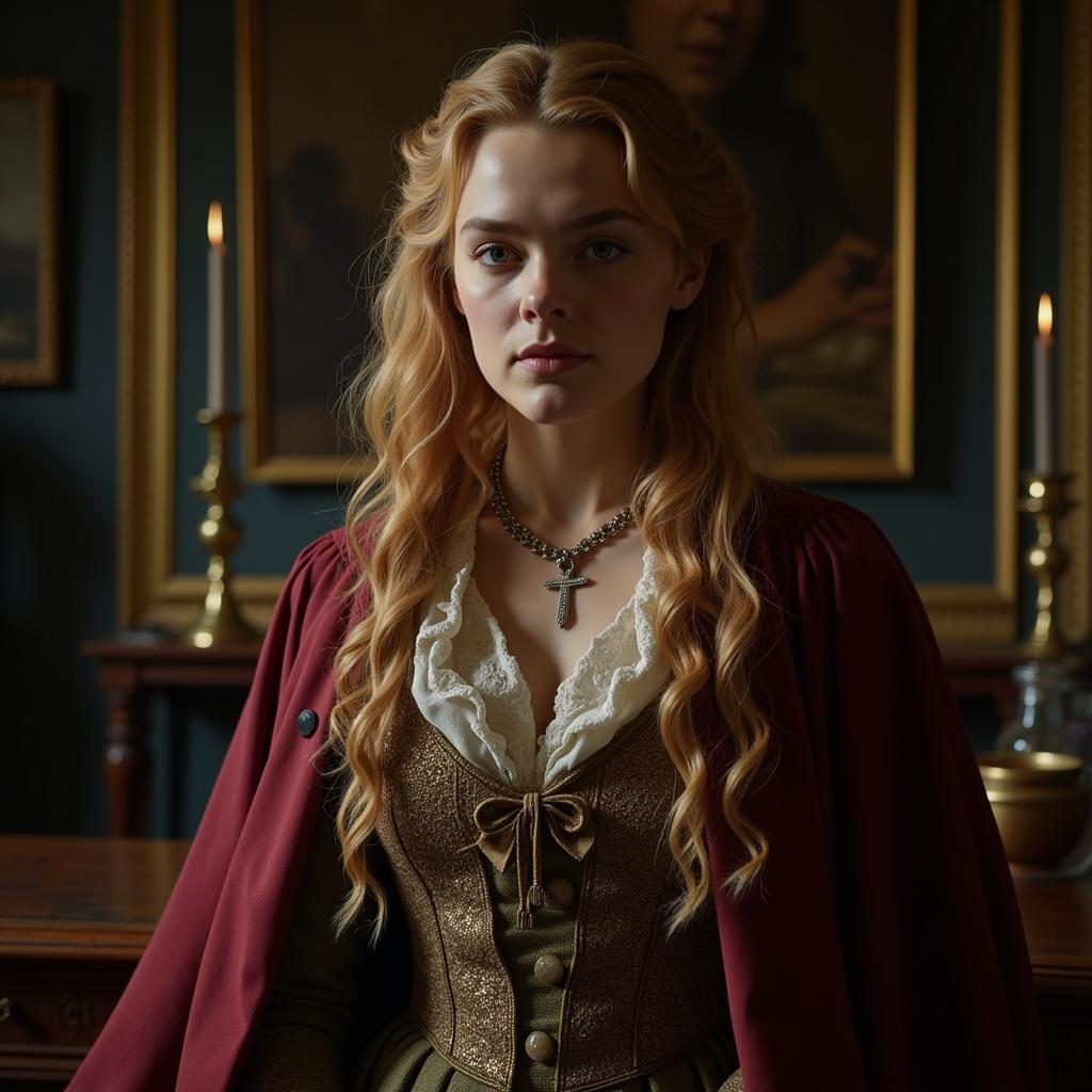 Elle Fanning as Catherine the Great in The Great