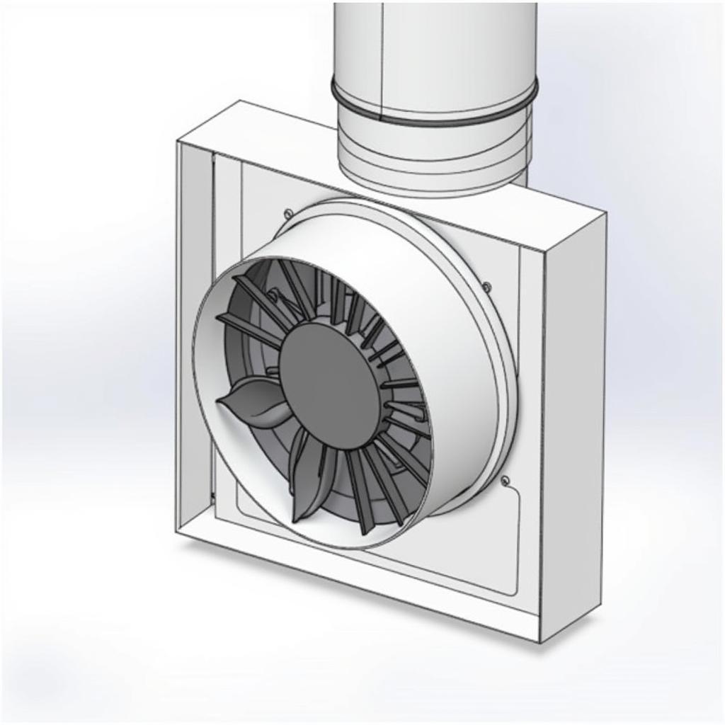 Exhaust Fan CAD DWG Integration Example